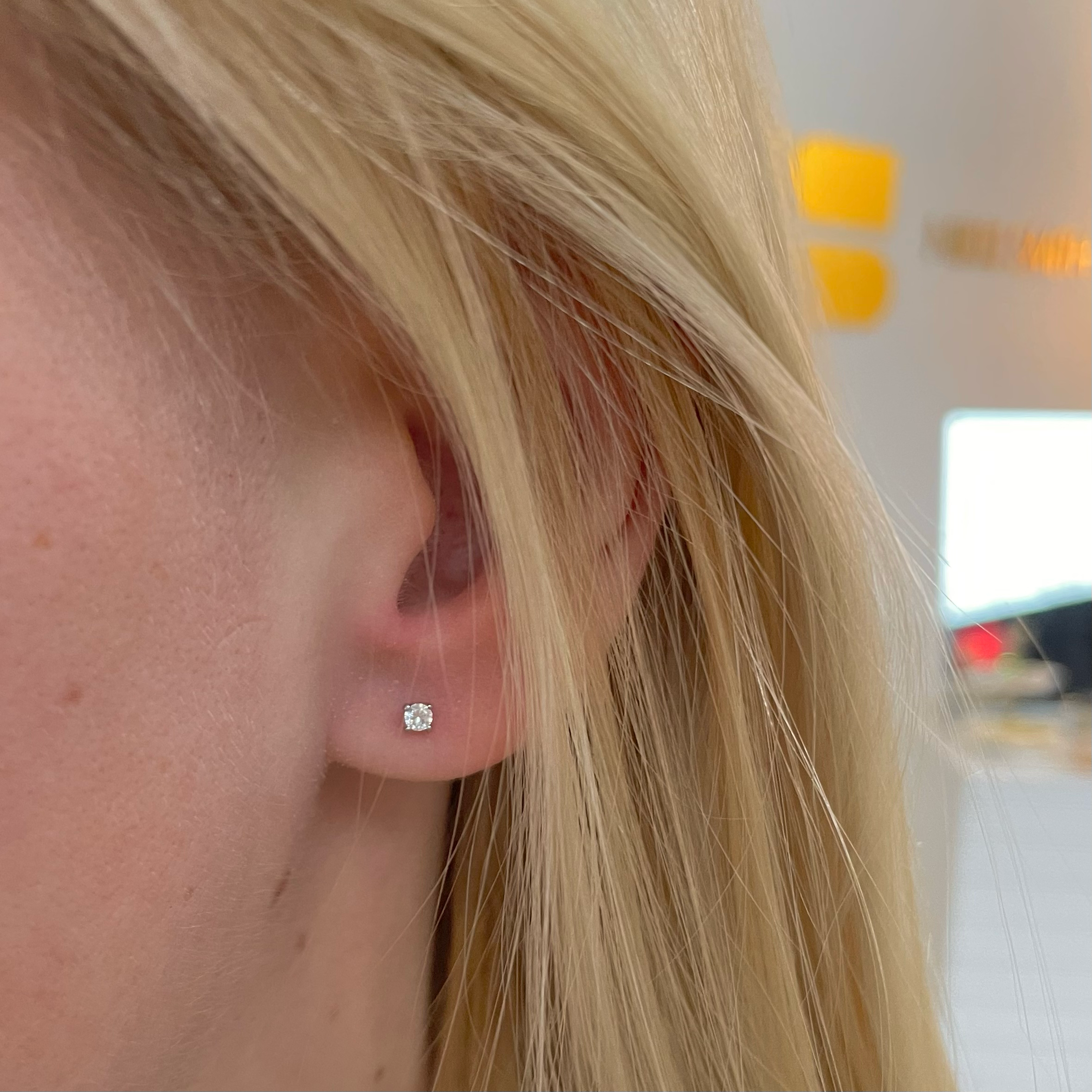 Crystal Gem Micro Stud Earrings