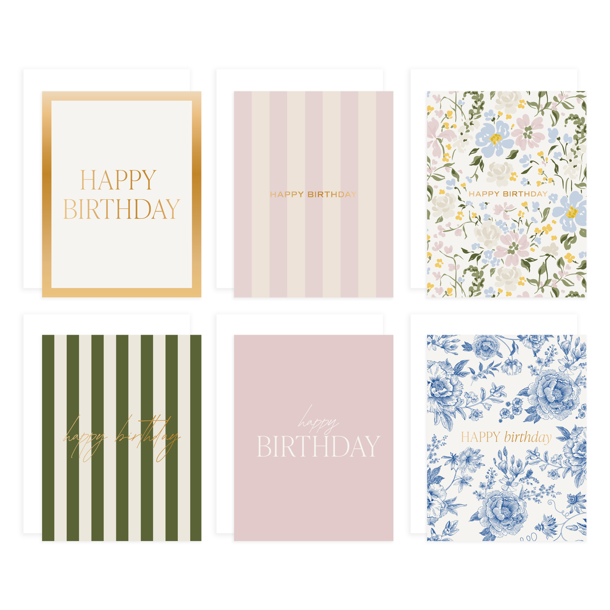 Assorted Happy Birthday Boxed Card Set