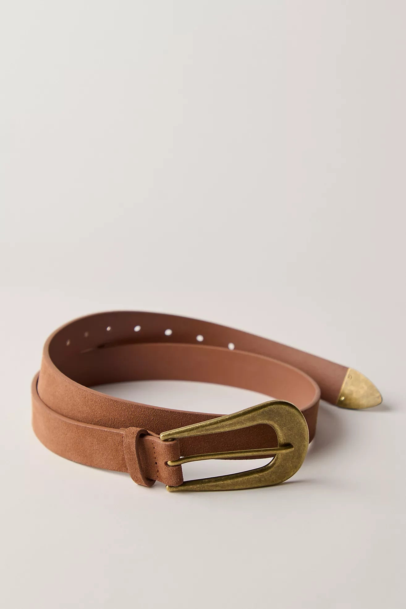 CANNON SUEDE BELT / COGNAC