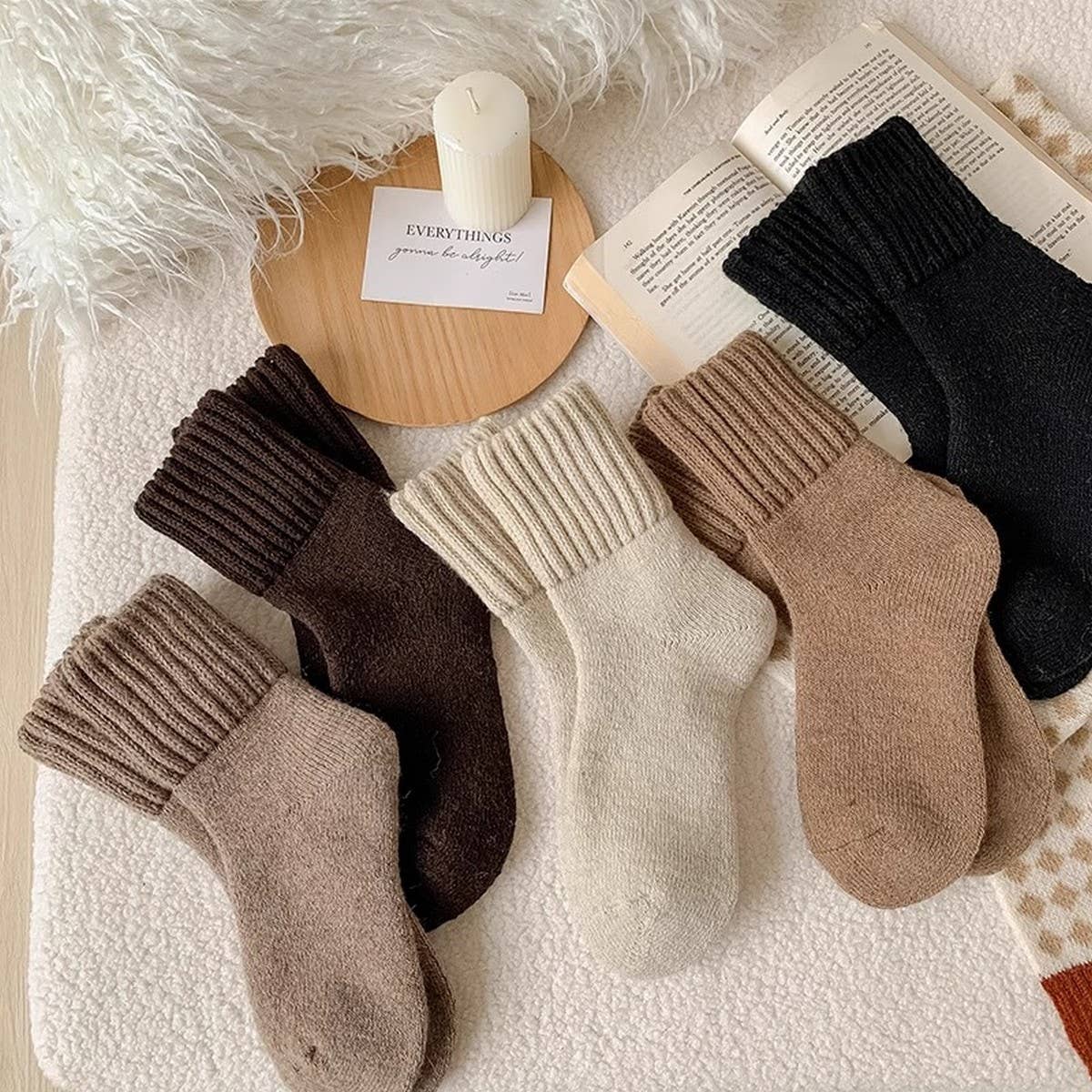 Chunky winter socks