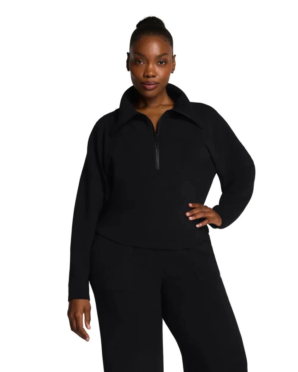 Spanx Airessentials® French Rib Half Zip