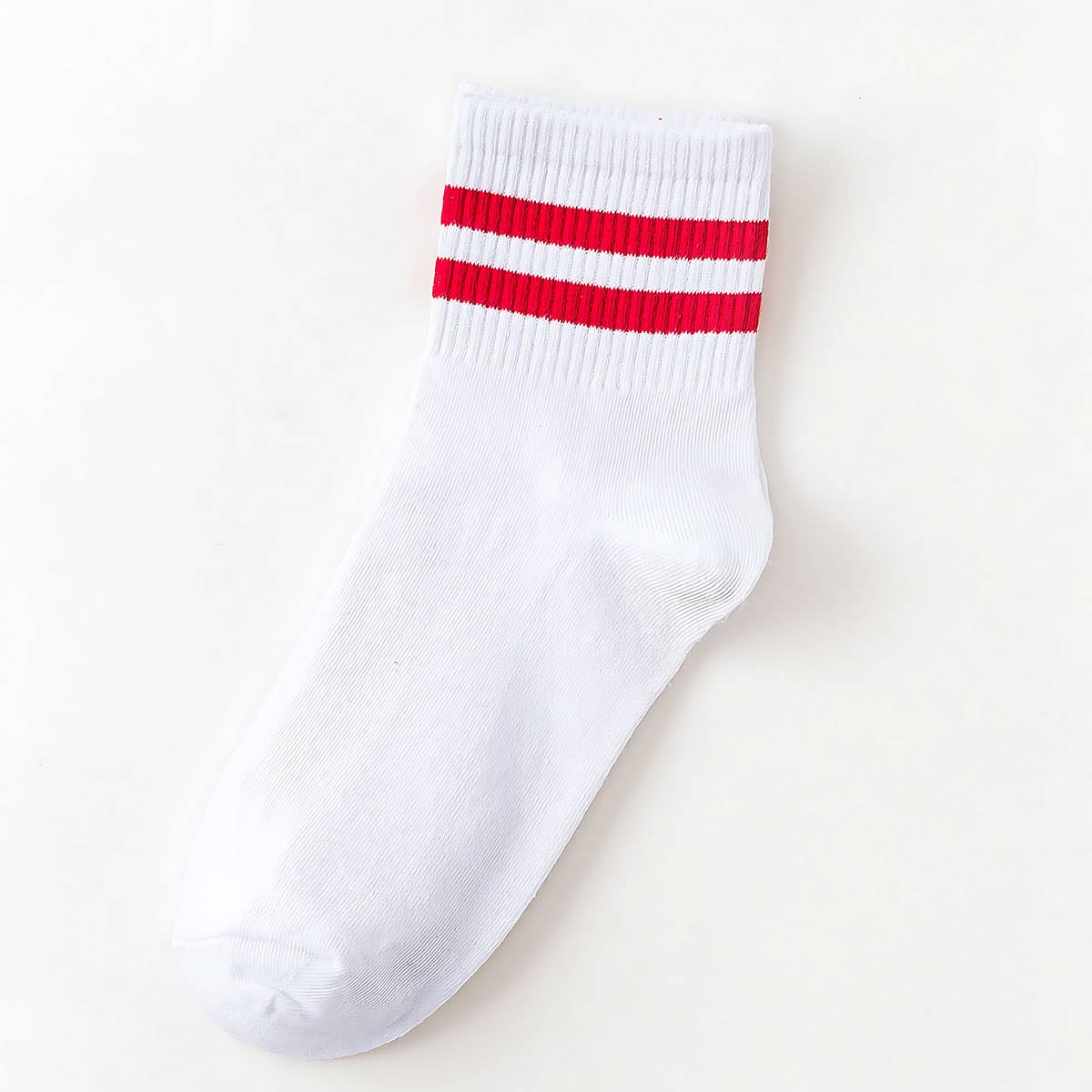 Classic Striped Pattern Crew Socks