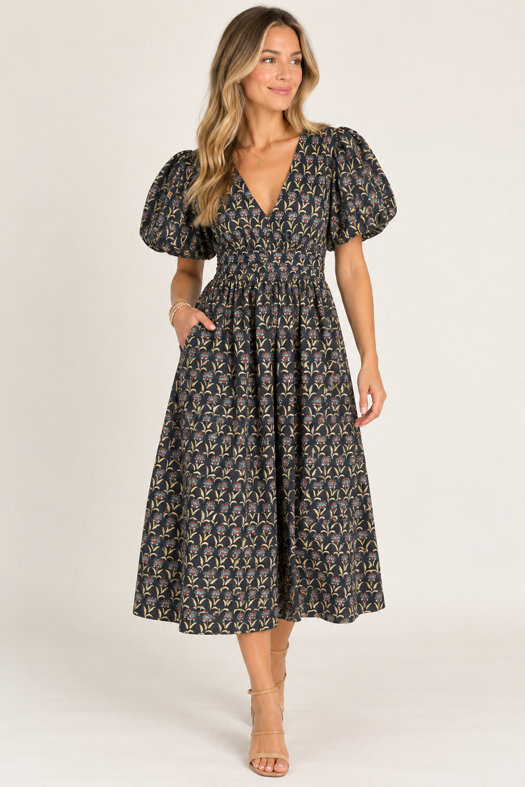 TWILIGHT BLOOM MAXI DRESS
