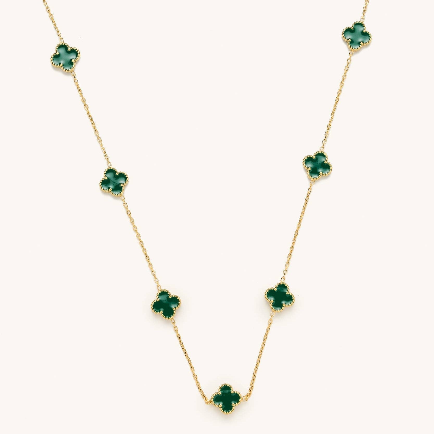 Green Mini Flora Necklace