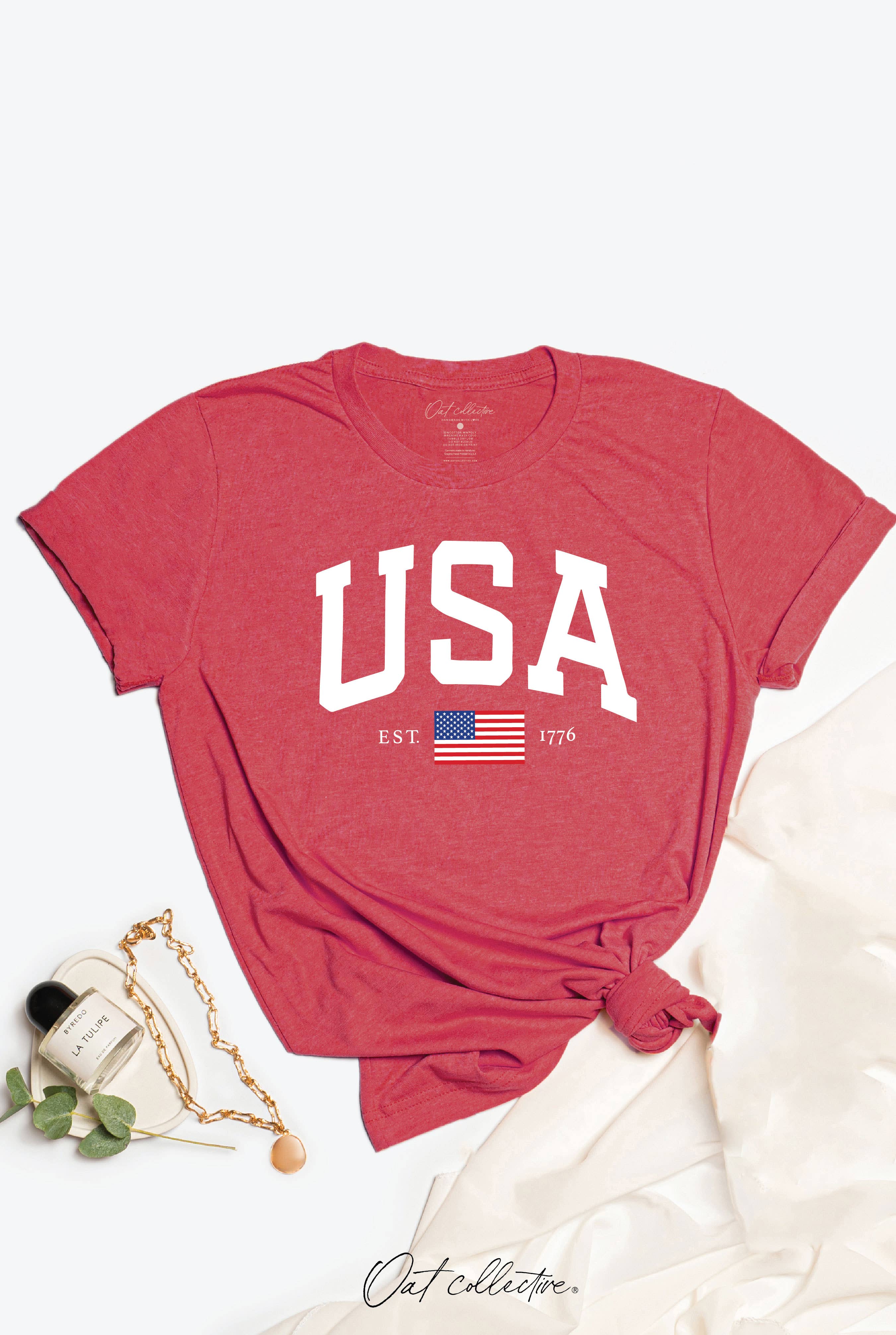 USA EST.1776 Graphic T-shirt