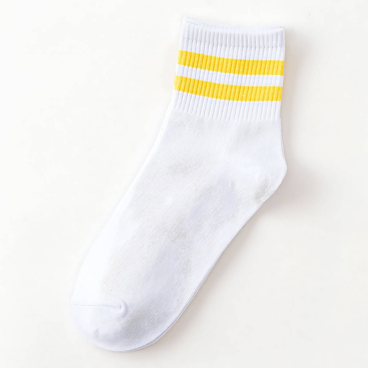 Classic Striped Pattern Crew Socks