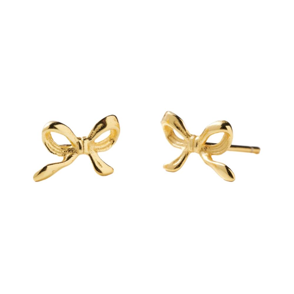 Dainty Bow Studs- Gold