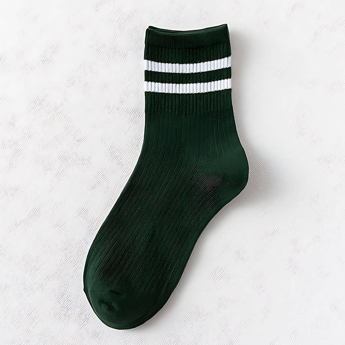Classic Striped Pattern Crew Socks