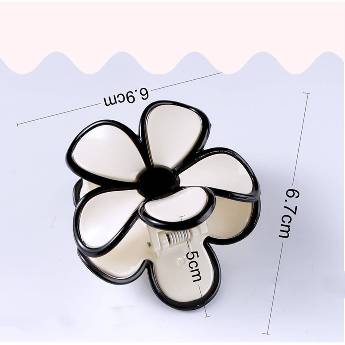 GOLD FLORAL FLOWER HAIR CLAW CLIPS FOR FALL_CWAHA0681