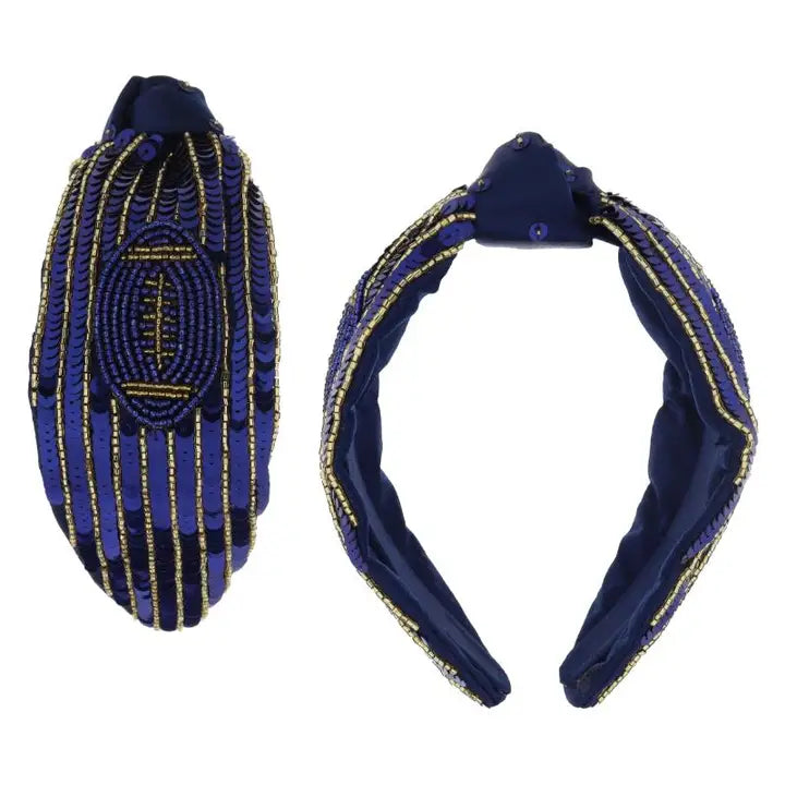 Navy Football Headband