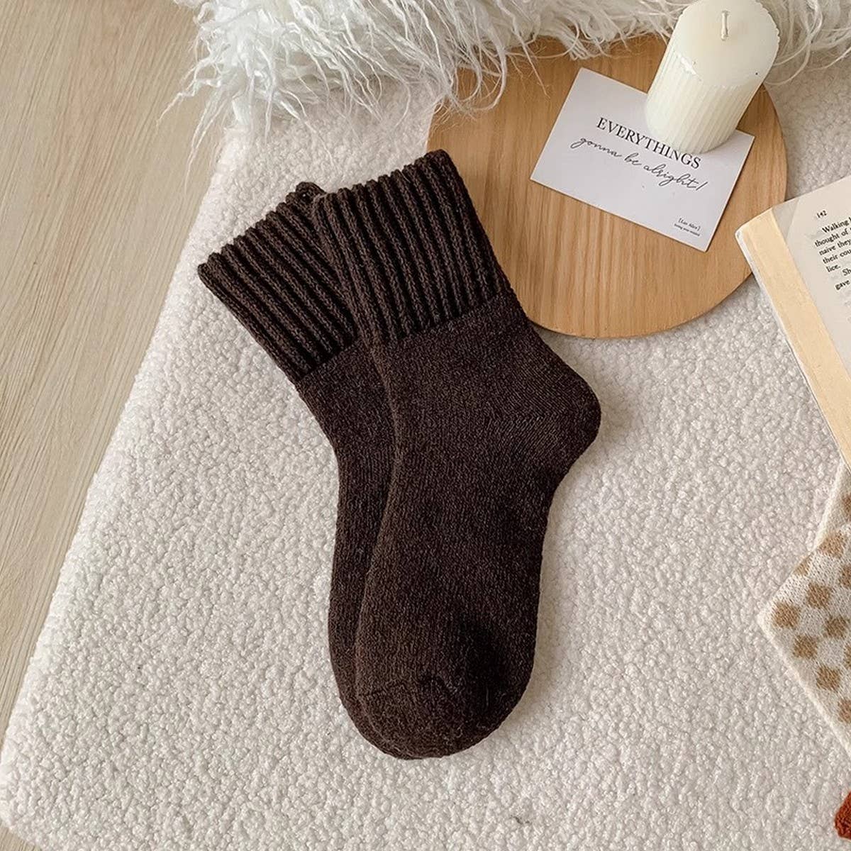 Chunky winter socks