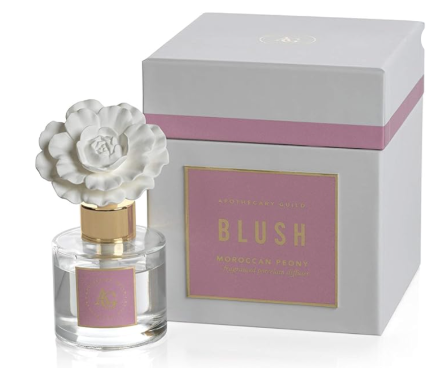 BLUSH PORCELAIN DIFFUSER - MOROCCAN PEONY,