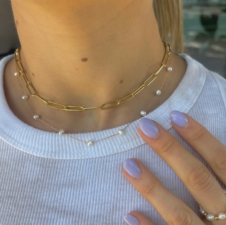 Sasha Gold Chain Necklace - Waterproof