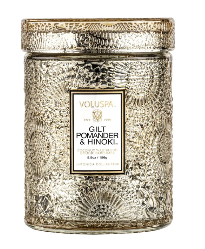 Gilt Pomander Hinoki 5.5 Oz Small Jar Candle