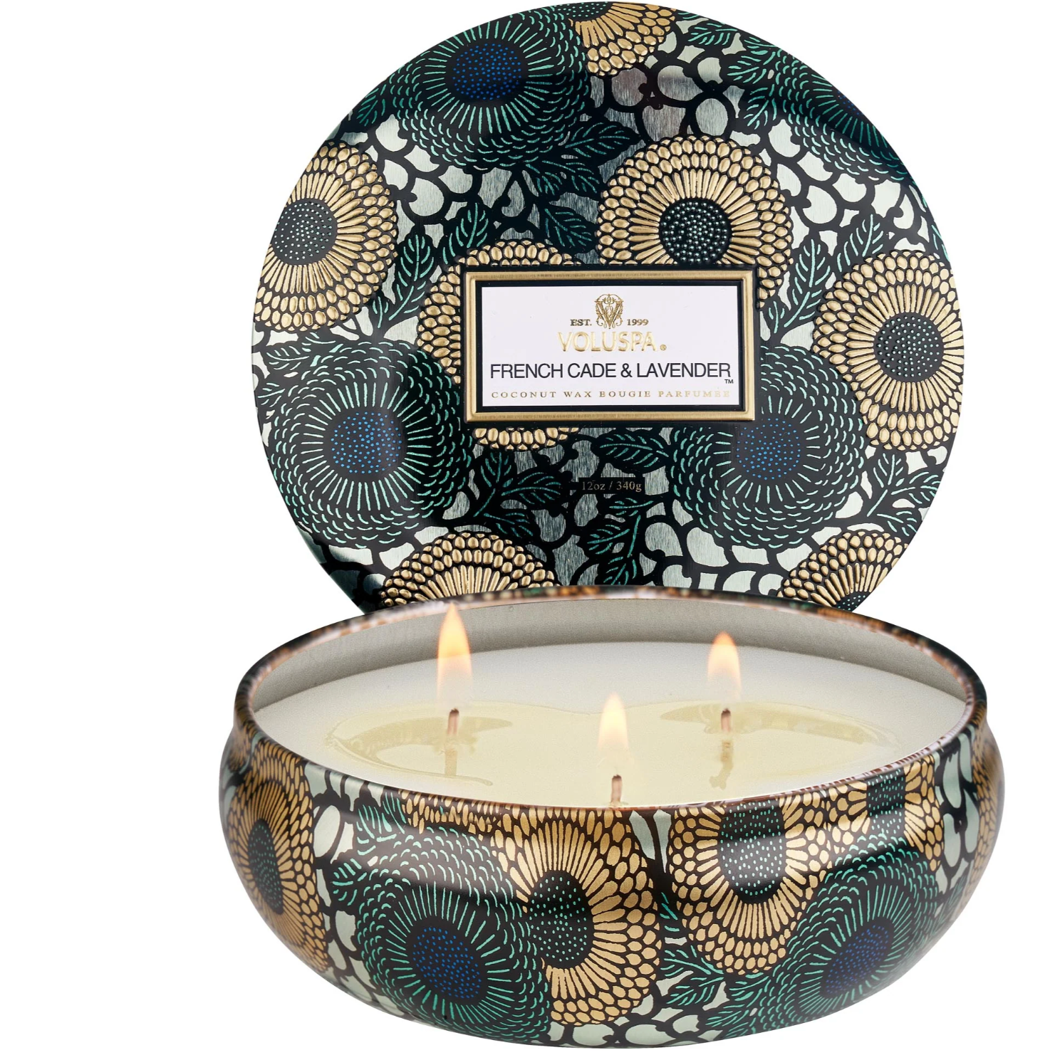 French Cade Lavender 3 Wick Tin