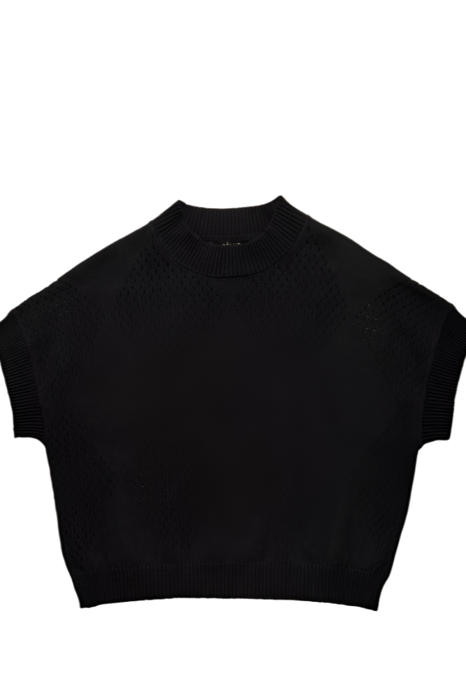NOVAS KNIT VEST / BLACK