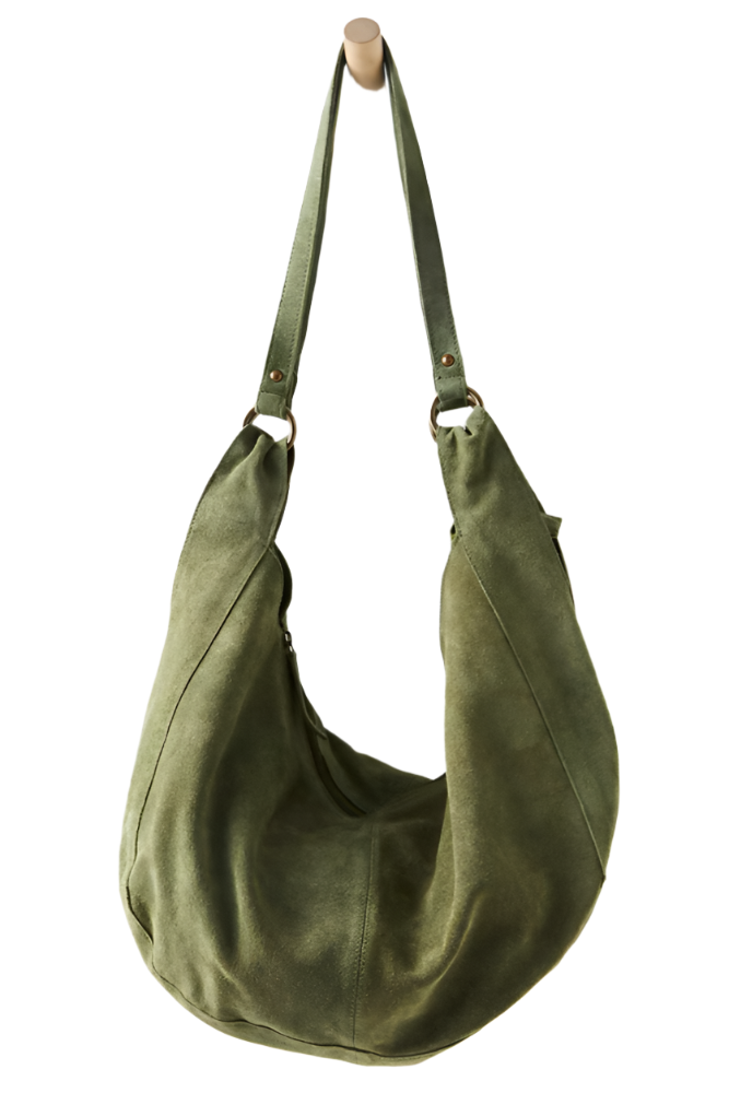 ROMA SUEDE TOTE / Olive Moss