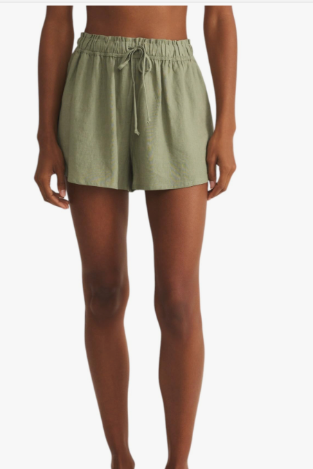 THE PERFECT LINEN SHORT / avocado