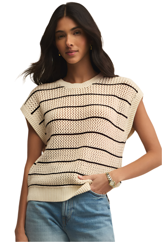 INES STRIPED SWEATER