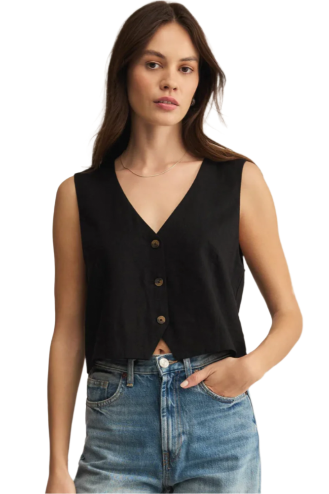Marta Linen Vest