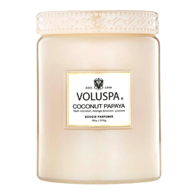 COCONUT PAPAYA LARGE JAR CANDLE 18oz