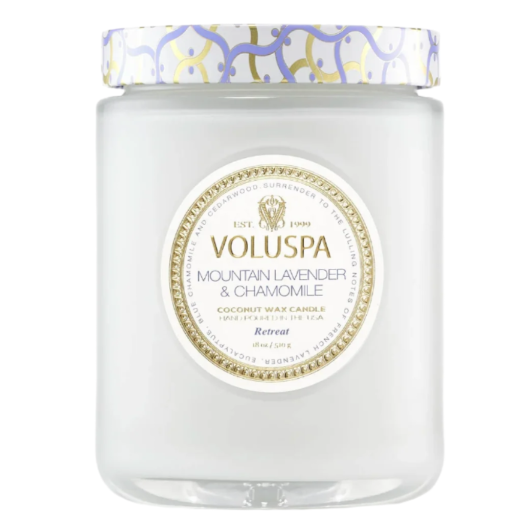 MOUNTAIN LAVENDER & CHAMOMILE LARGE JAR CANDLE