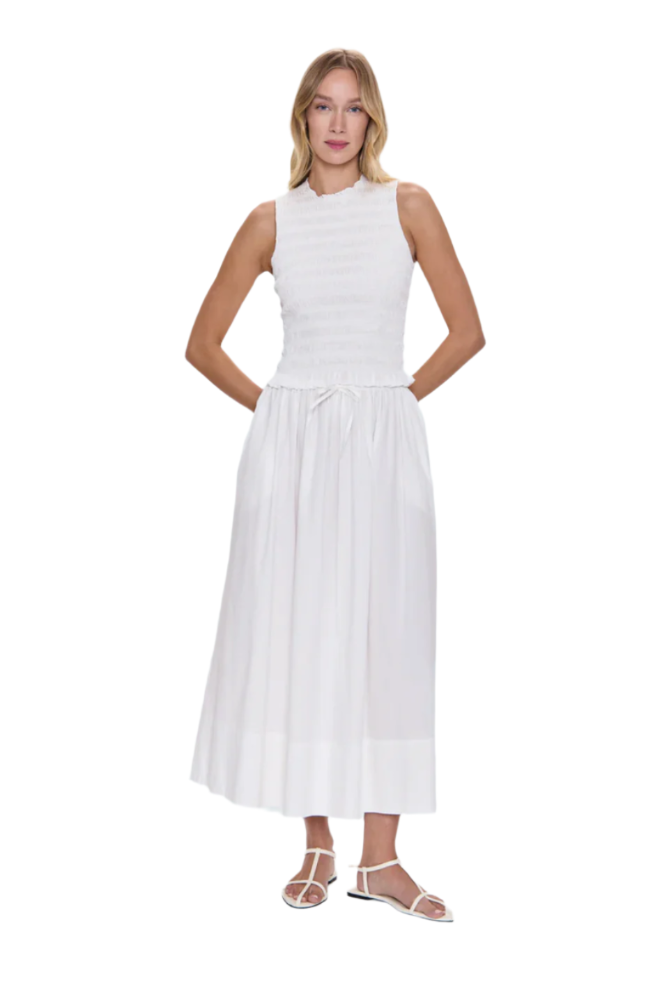 NOELLE POPLIN MAXI SKIRT