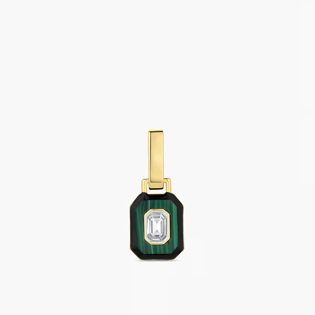 Malachite Tag Charm