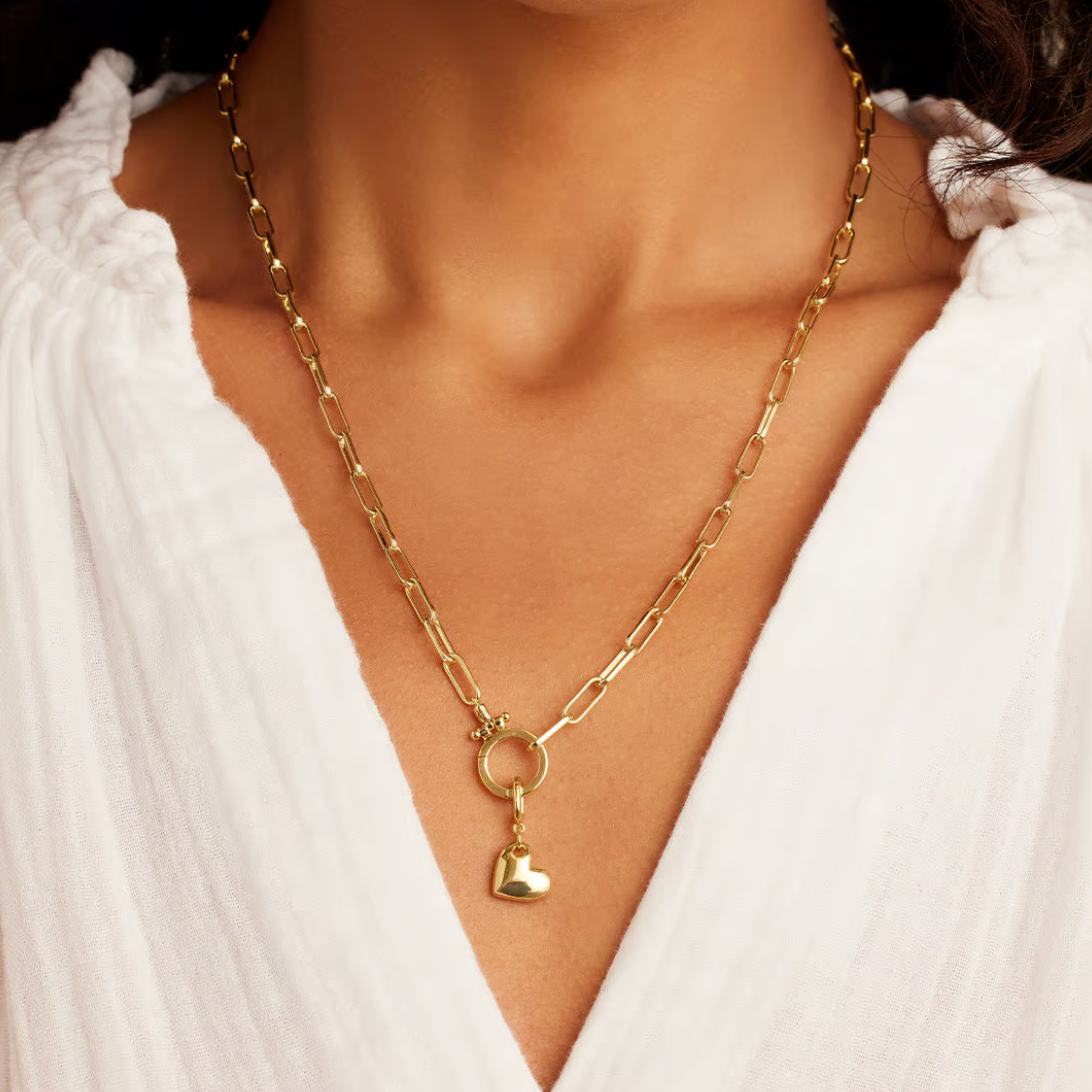 Lou Heart Parker Charm