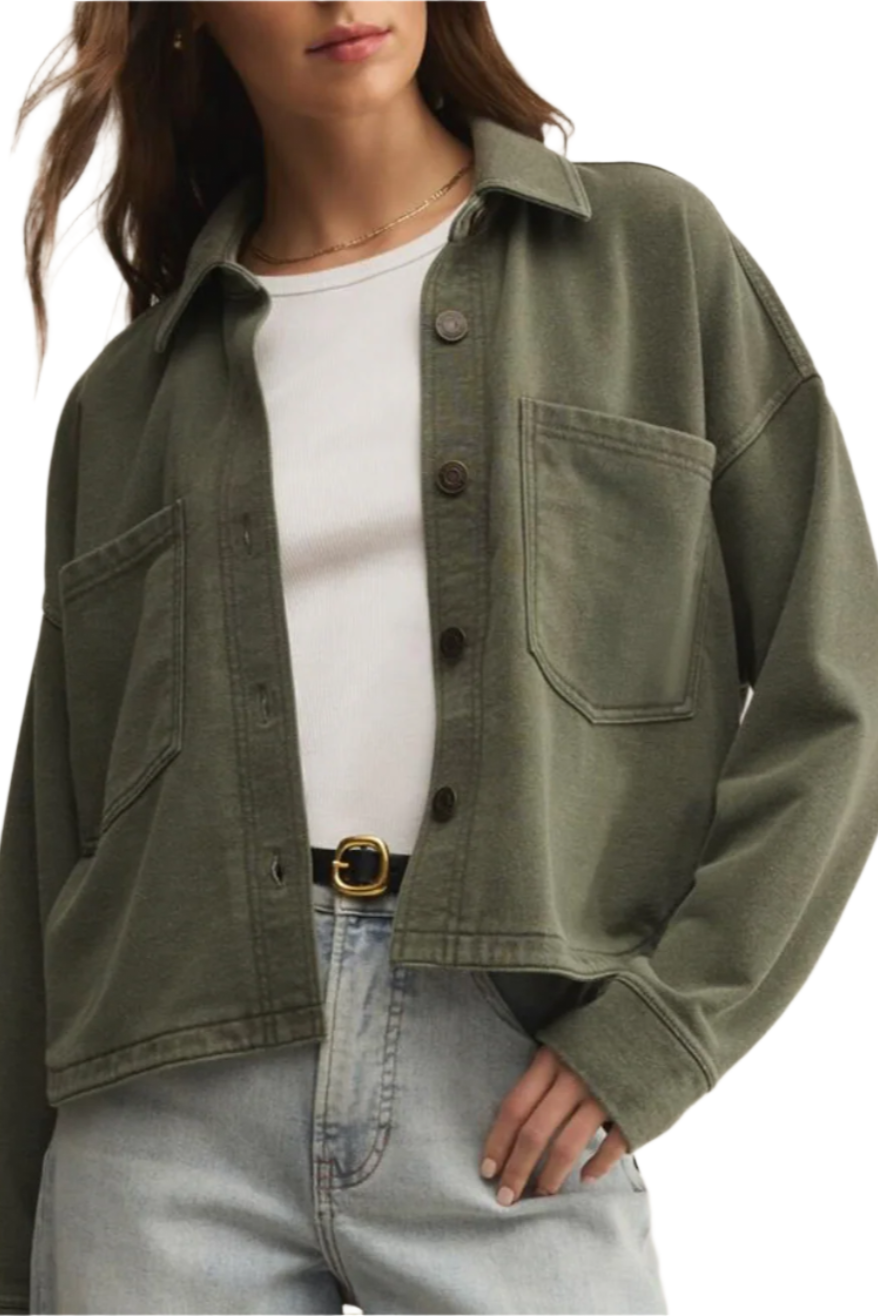 ALL DAY CROPPED KNIT JACKET