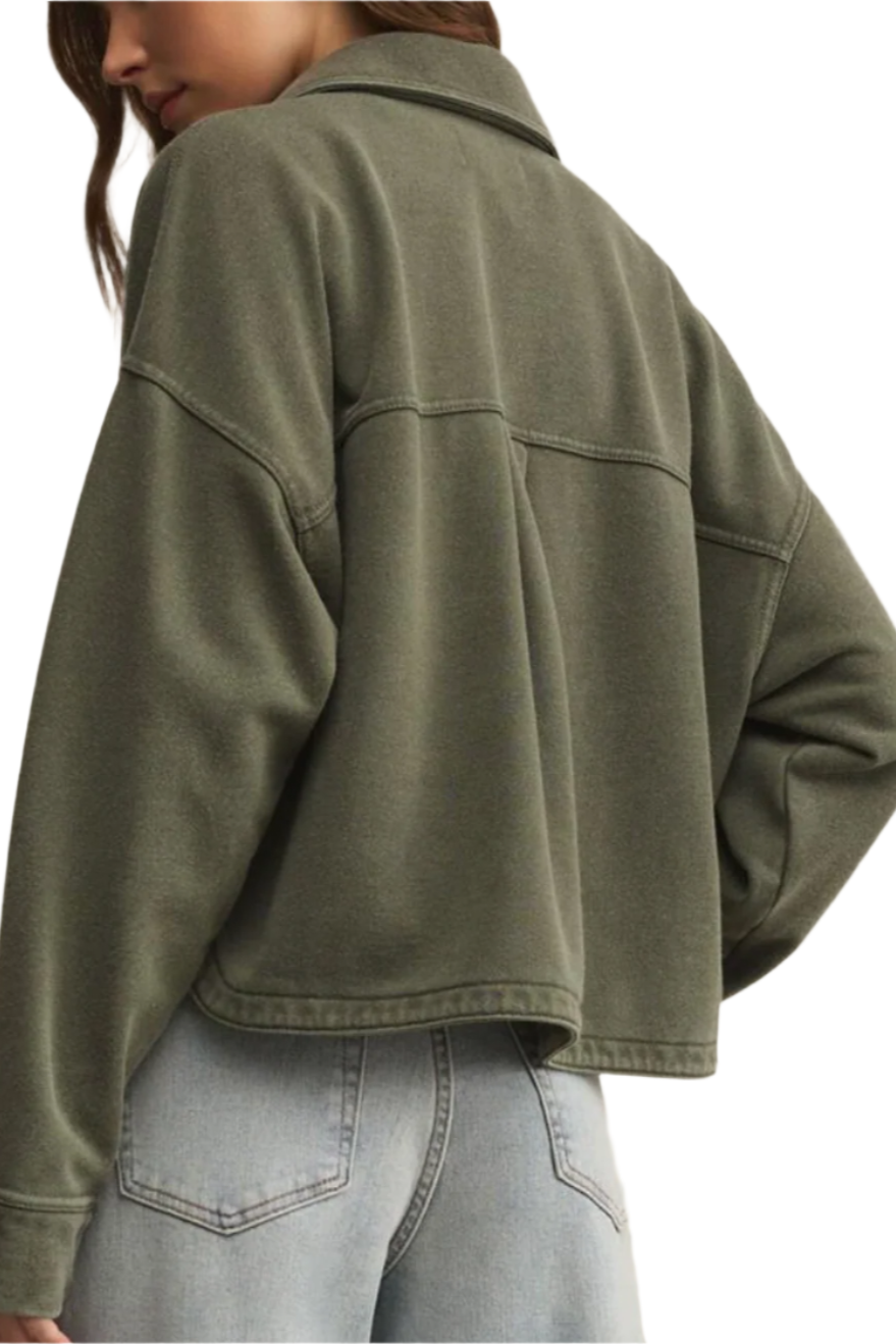 ALL DAY CROPPED KNIT JACKET