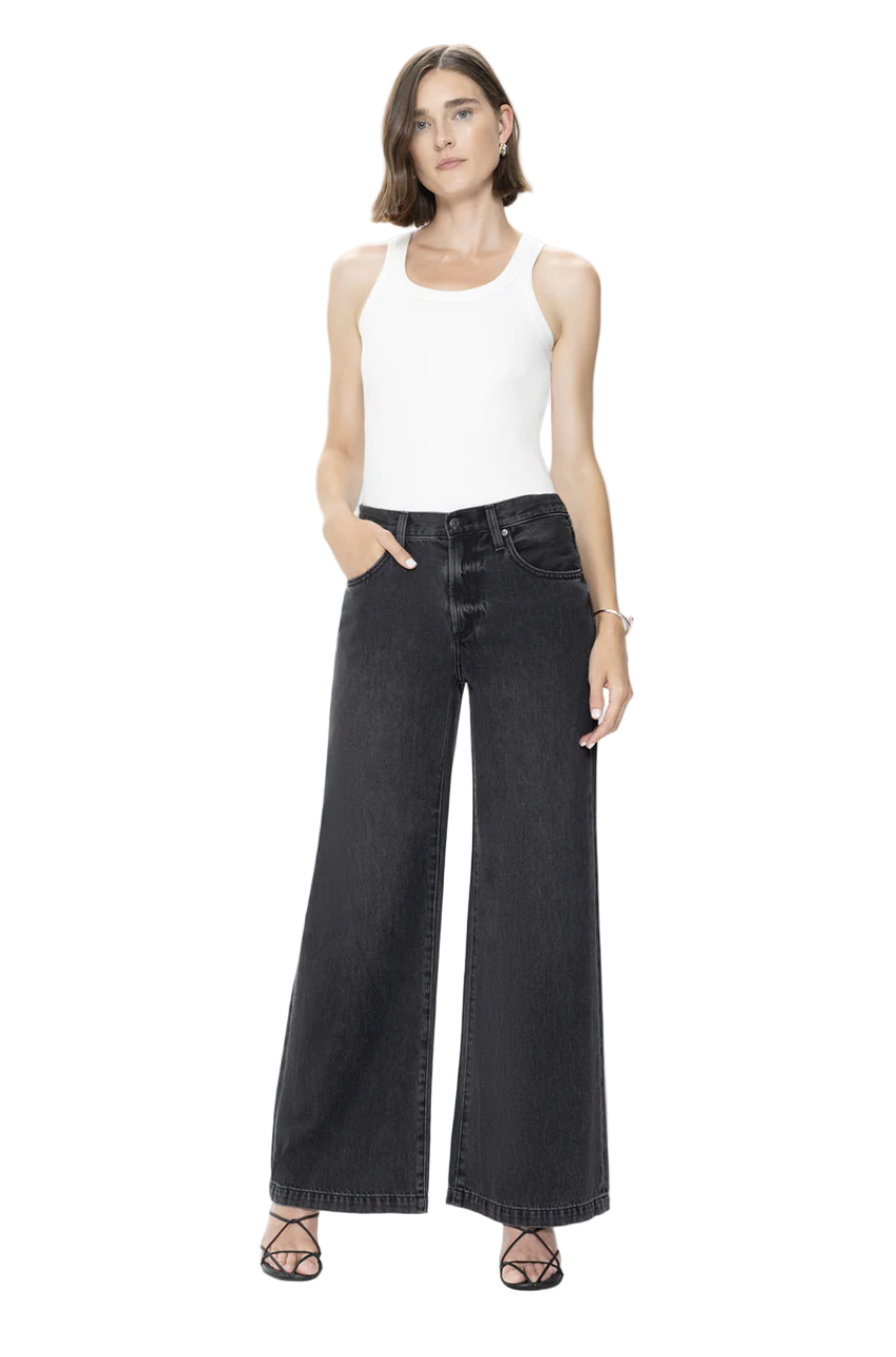 Pistola Jadyn Low Slung Palazzo Jean in Zen – women’s relaxed wide leg denim