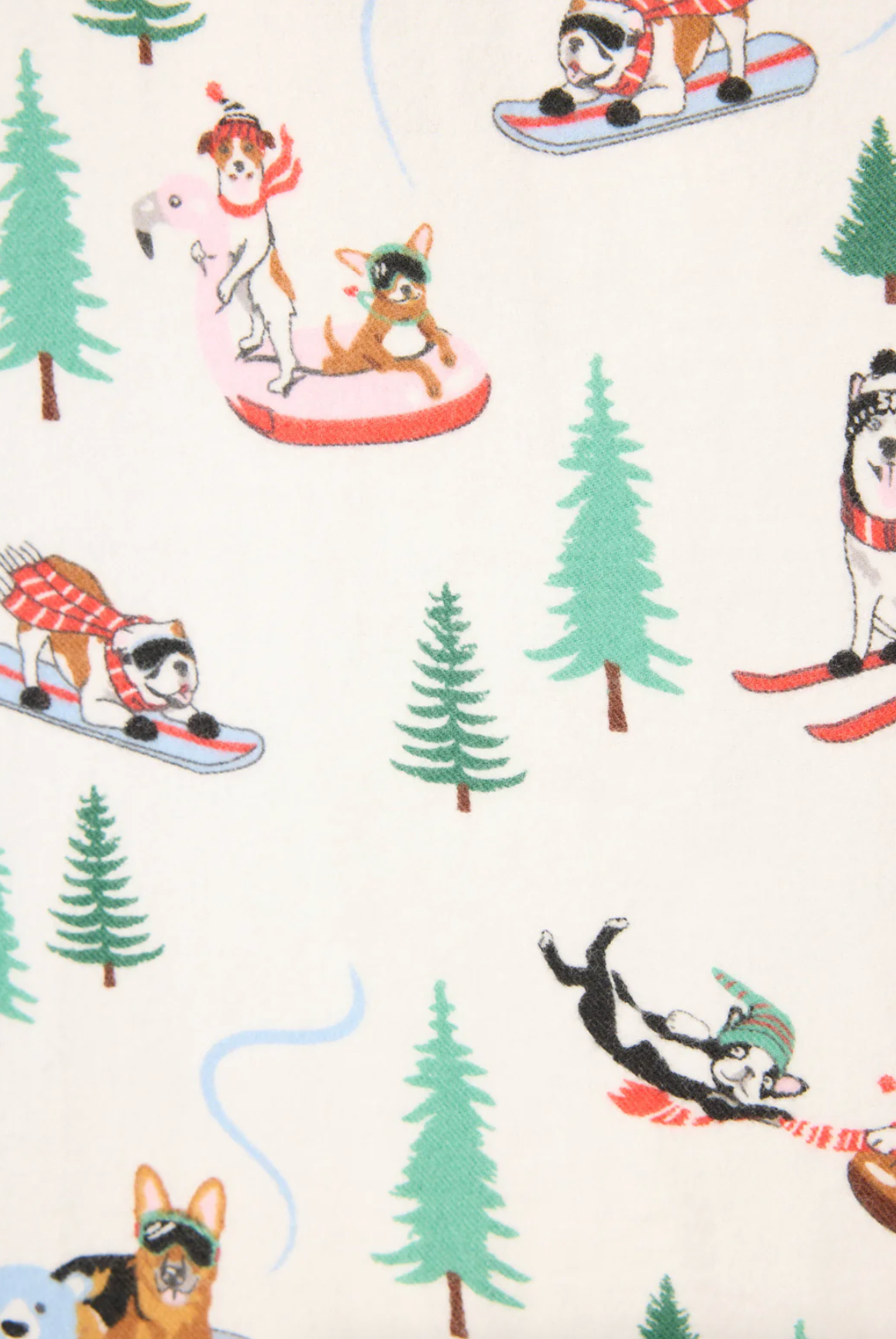 Sleigh All Day 3-Piece Flannel PJ Set