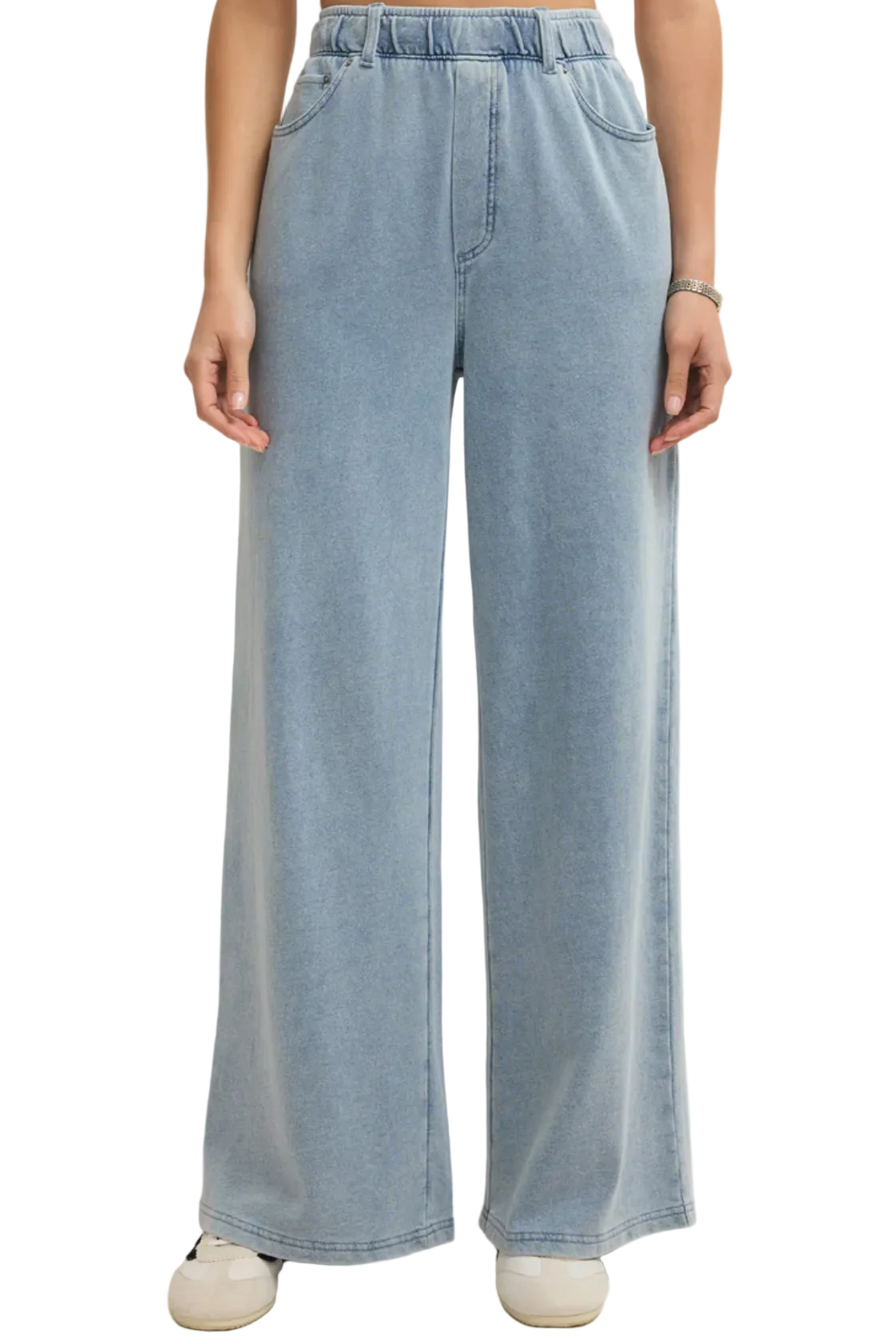 ENTOURAGE KNIT DENIM PANT / OCEAN AIR INDIGO