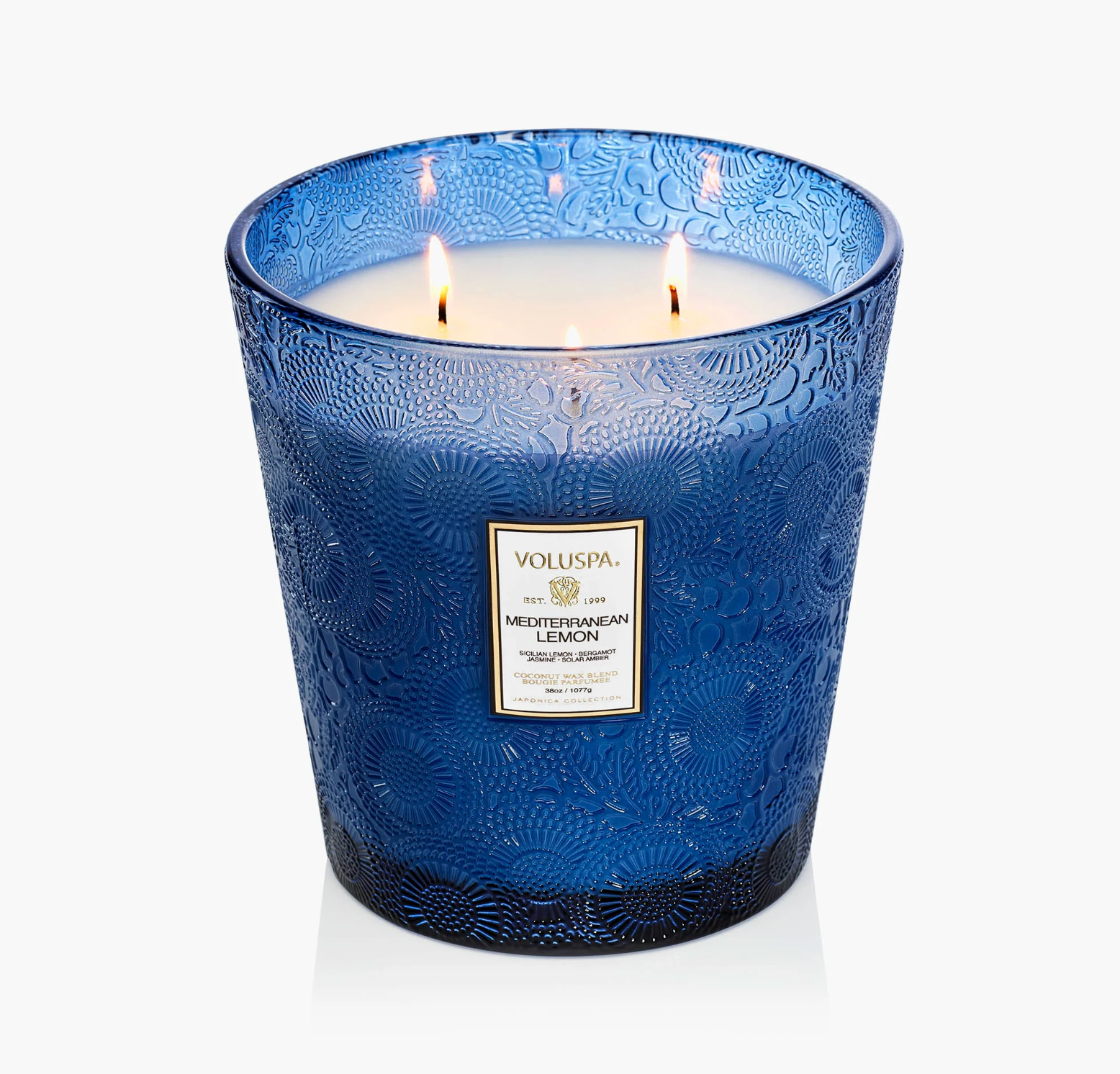 MEDITERRANEAN LEMON 3 Wick Hearth Candle