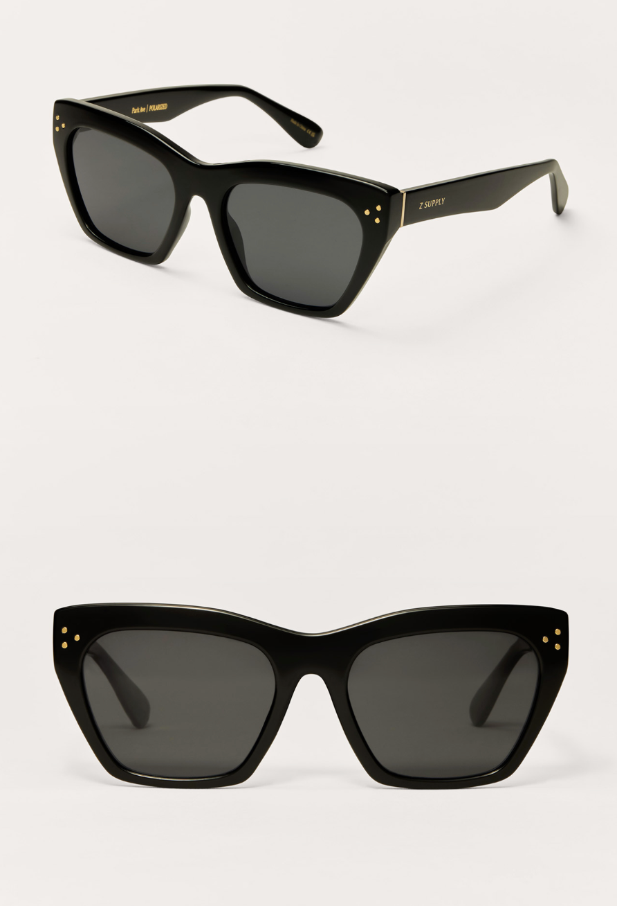 PARK AVE POLARIZED SUNGLASSES / black