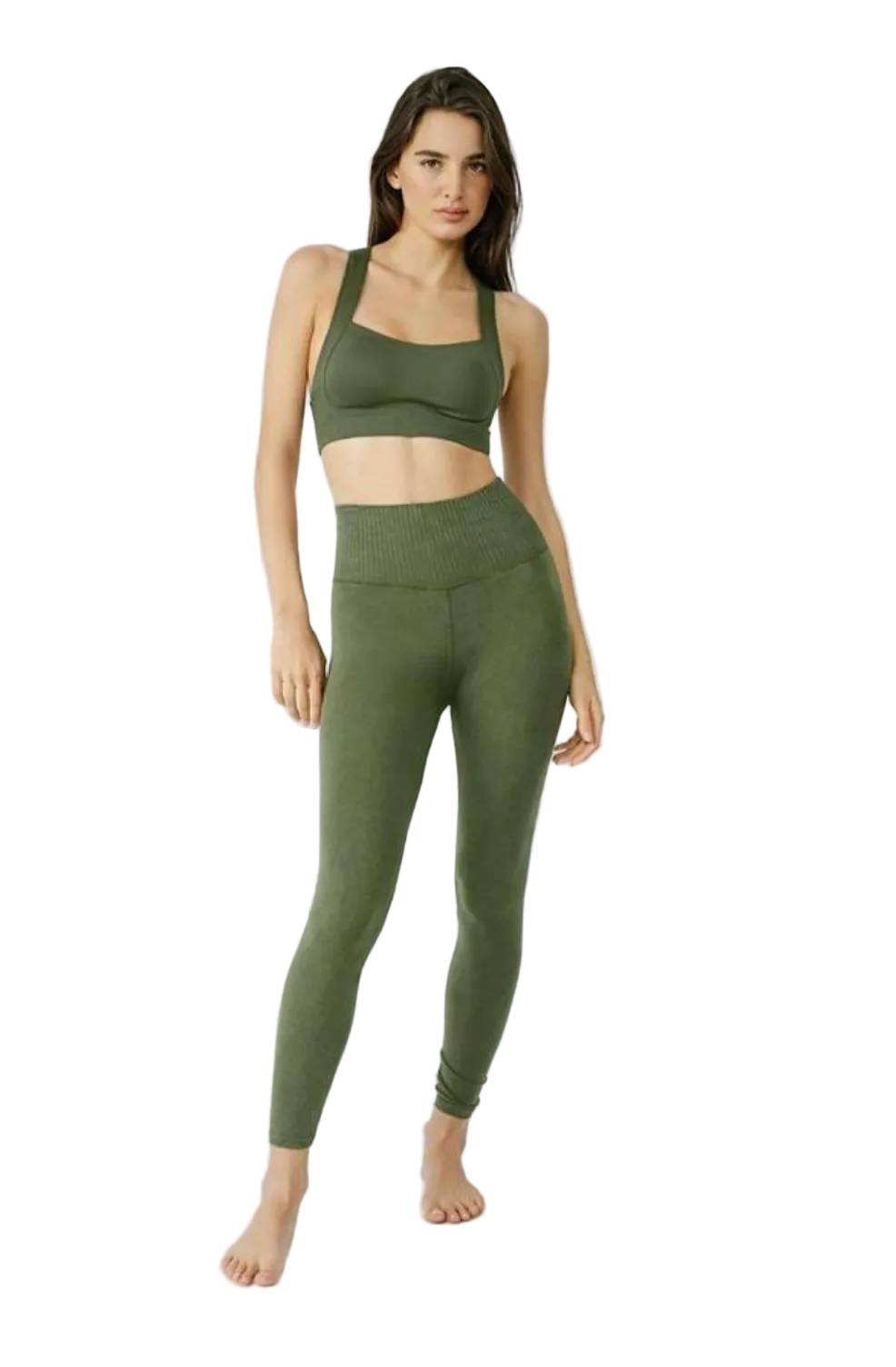 GOOD KARMA LEGGING / WASHED TERRAIN