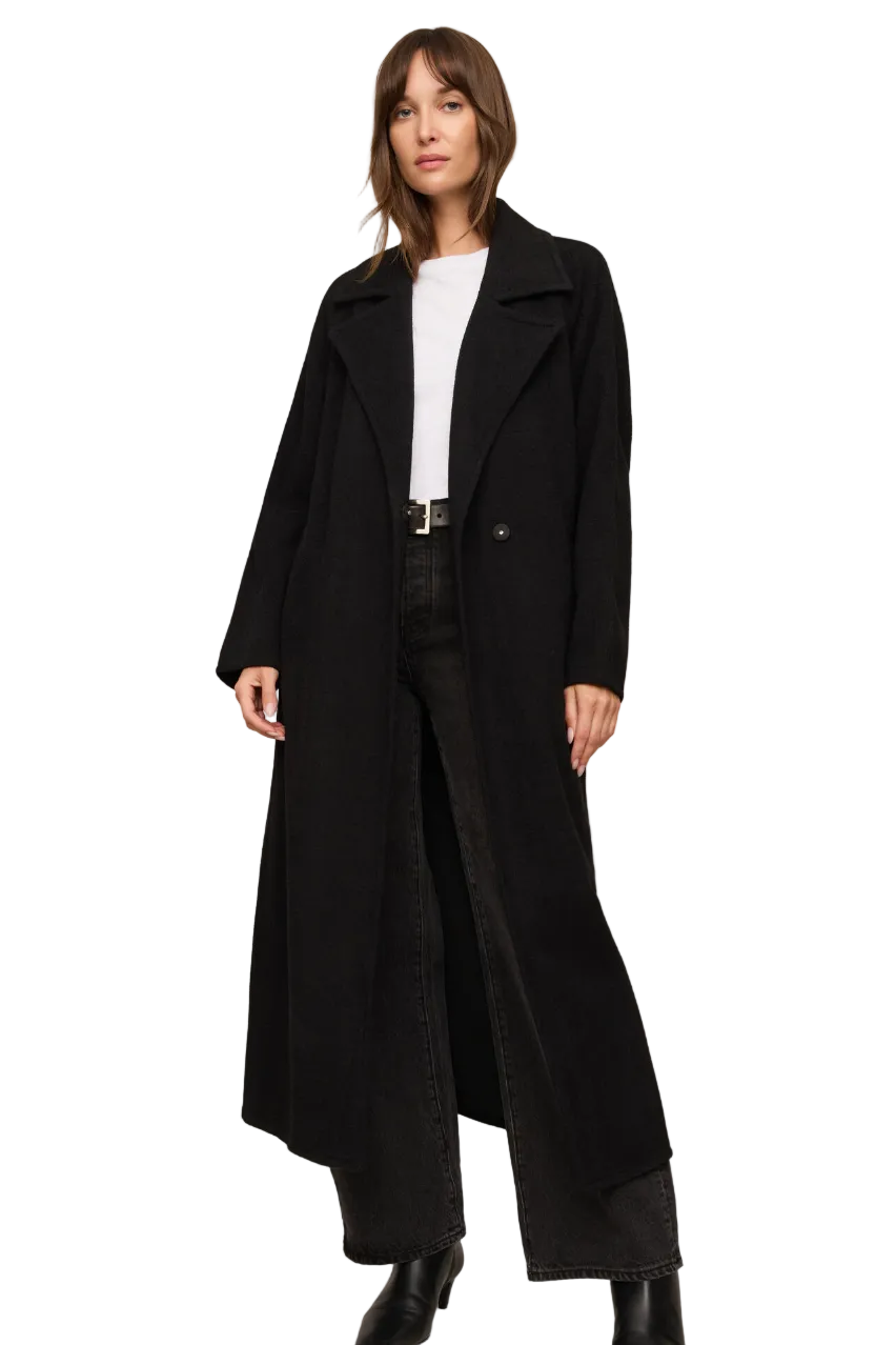 Crosby Cocoon Coat - Black