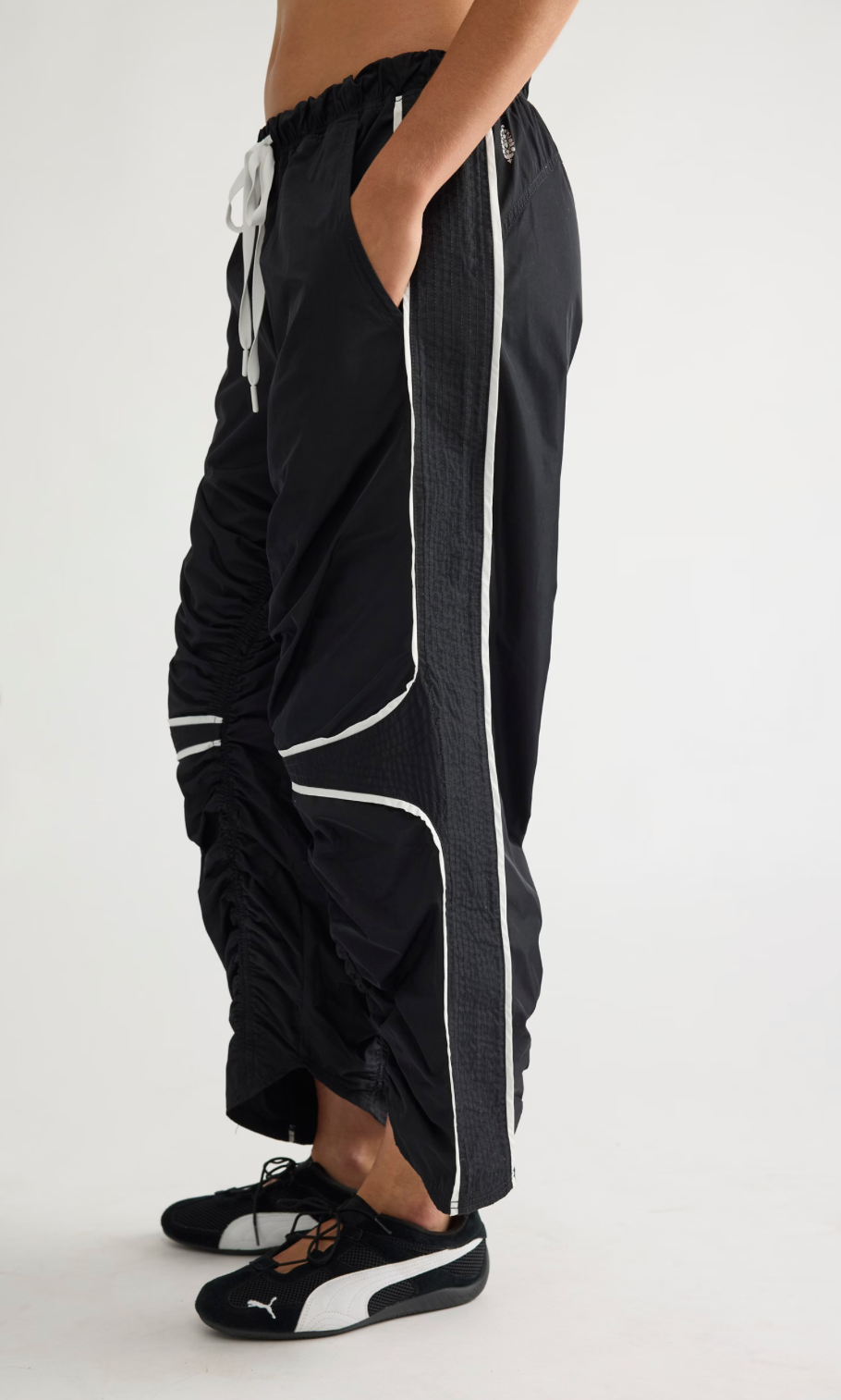 TRACK STAR PANT / BLACK COMBO