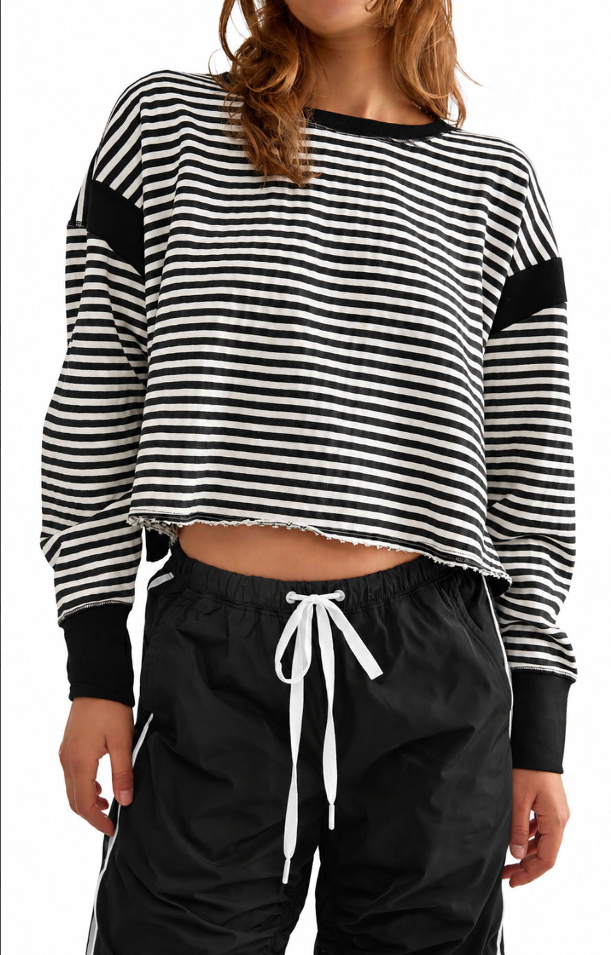 MY TIME Reversible Textured Layer/ black combo