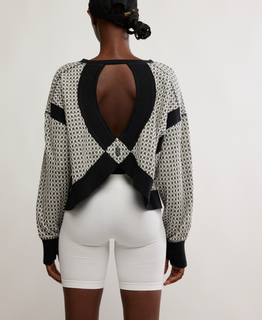 MY TIME Reversible Textured Layer/ black combo