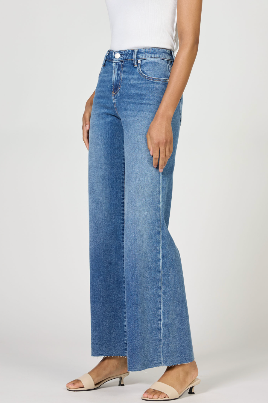 Micah Mid Rise Wide Leg Jeans