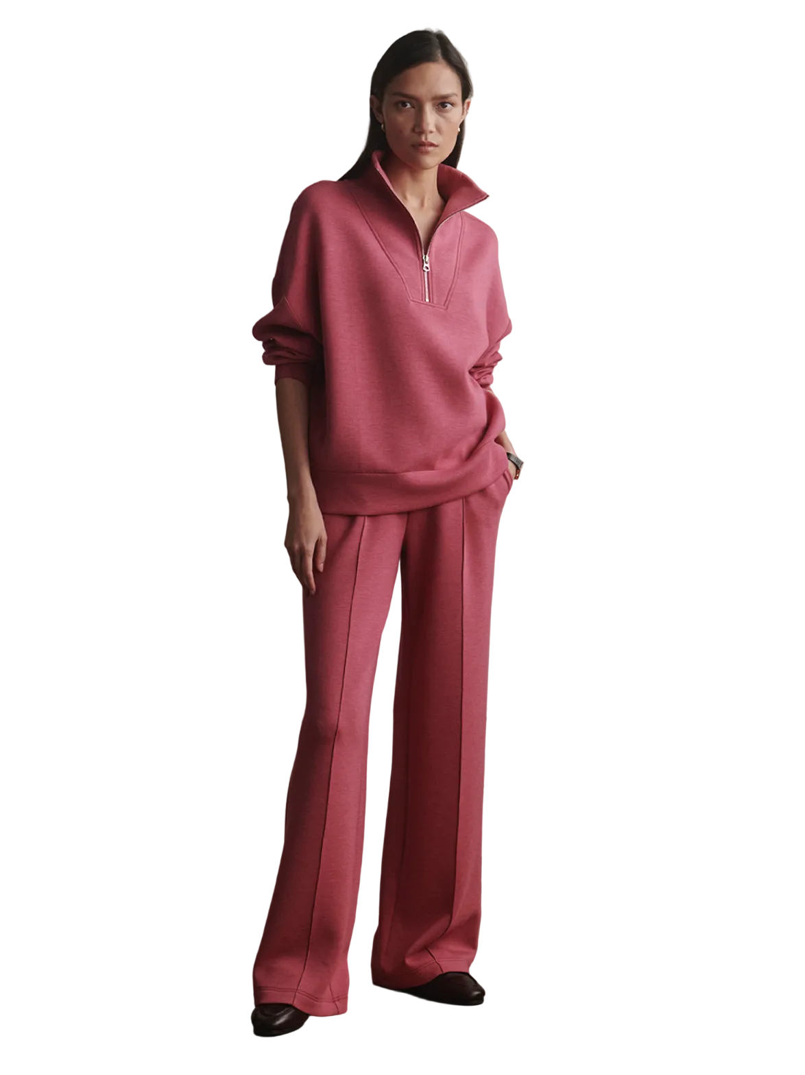 The Wide Leg Pant/ Rose