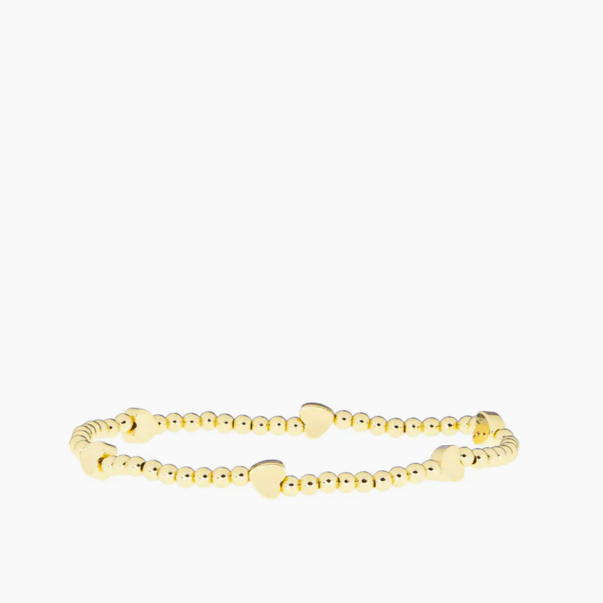 Ball Bracelet with Heart Beads