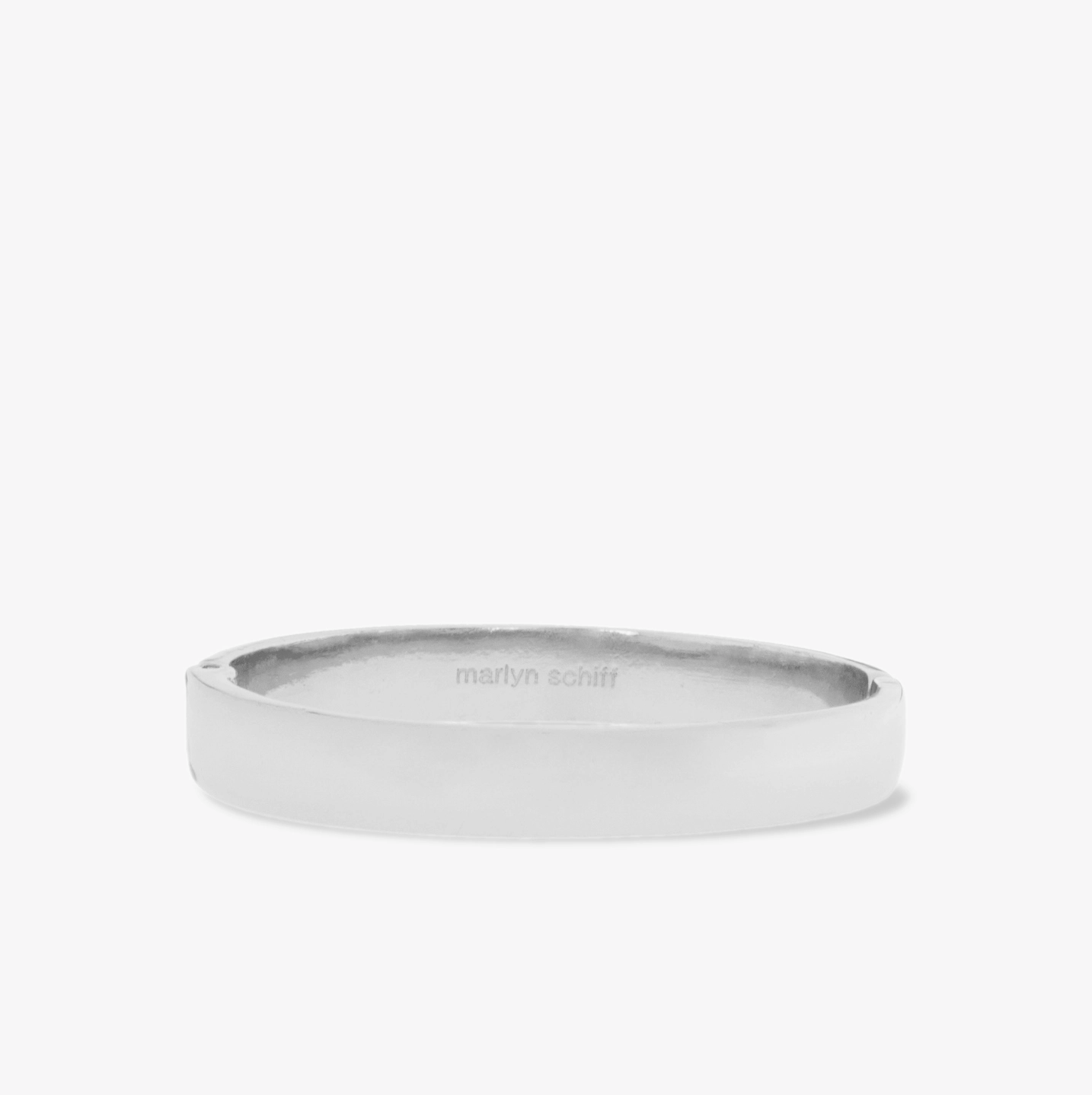 10mm Wide Flat Hinge Bangle Bracelet