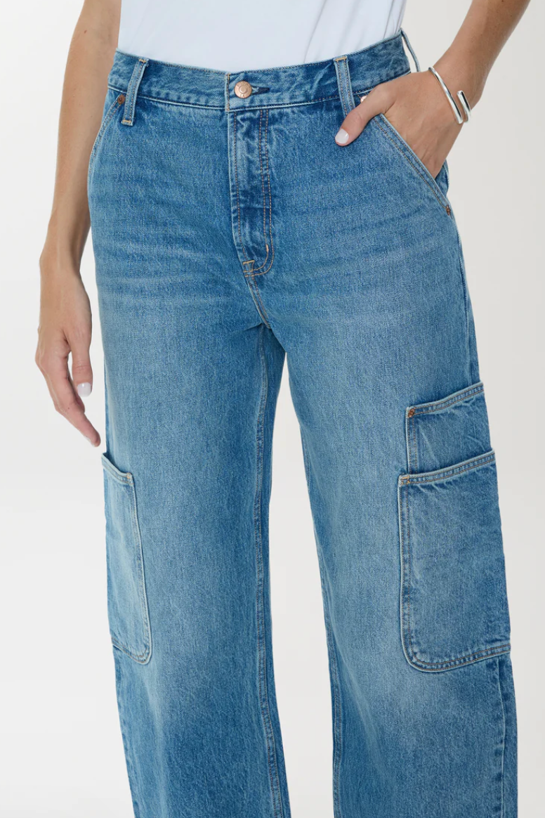 SONNY HIGH RISE BARREL JEAN / COASTAL FADE