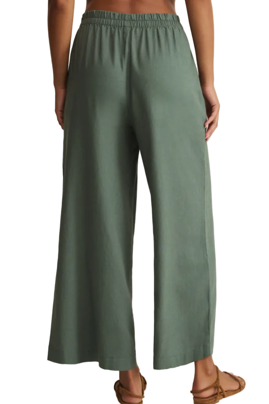 SCOUT LINEN PANT / everglade