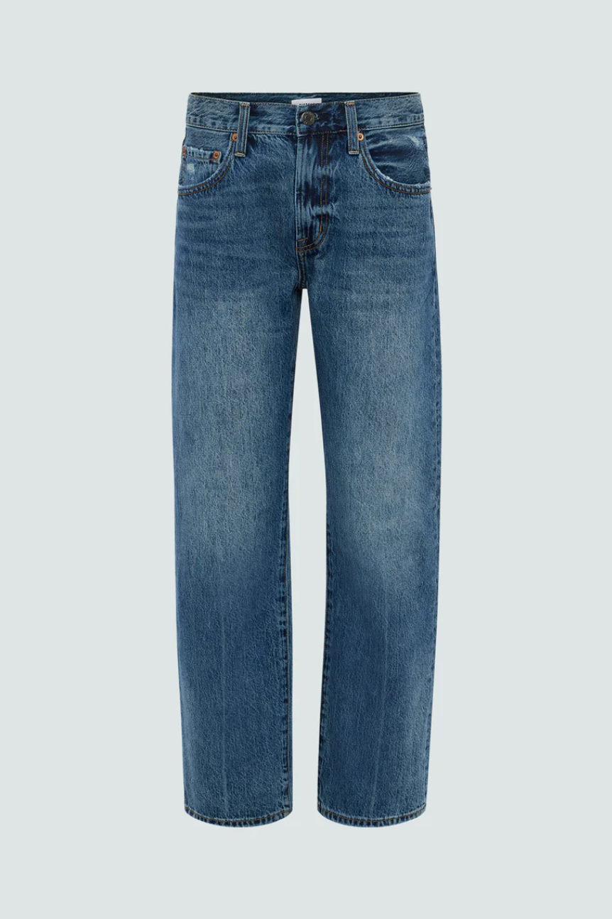 LEXI MID RISE BOWED STRAIGHT JEAN - ARTISAN