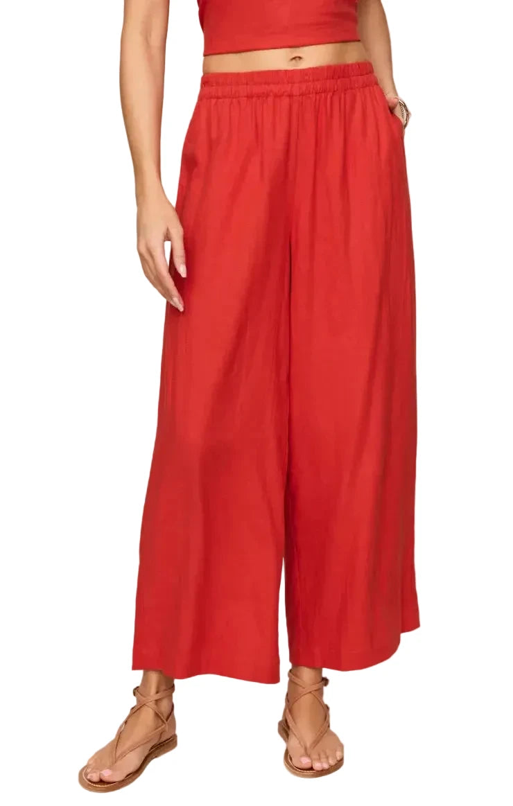 SCOUT LINEN PANT / chili pepper