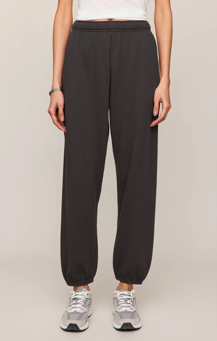 UPTOWN CLASSIC FLEECE JOGGER / ash black